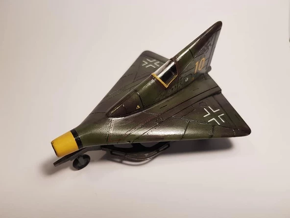 Lippisch P.13a Ramjet Pm Model Savaş Uçağı Demonte Plastik Maketi - 2