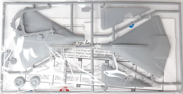 Lippisch P.13a Ramjet Pm Model Savaş Uçağı Demonte Plastik Maketi - 8
