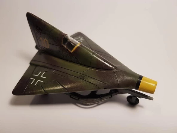 Lippisch P.13a Ramjet Pm Model Savaş Uçağı Demonte Plastik Maketi - 5