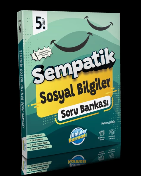 Ünlüler Karması Sempatik 5. Sınıf Sosyal Bilgiler Soru Bankası Yeni