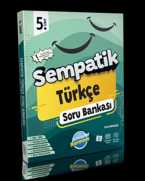 Ünlüler Karması Sempatik 5. Sınıf Türkçe Soru Bankası Yeni