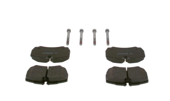 Bosch ARKA DISK BALATA TAKIMI TRANSIT V347 JUMBO 3,2TDCI 200PS 07>14 ARKA CIFT TEKER - IVECO DAILY III 29 - Resim 2