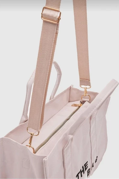 Monalisa Home Lüks Tasarım Kanvas Kumaş  Çanta - Resim 3