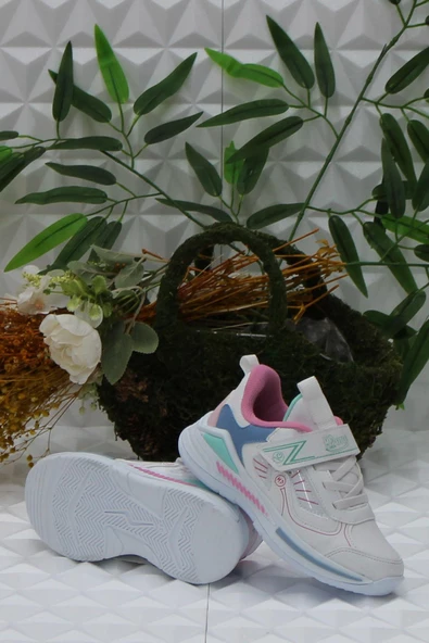 M.P 242 3324 Beyaz Rahat Hafif Orijinal Ürün Kız Çocuk Ayakkabı - Resim 5