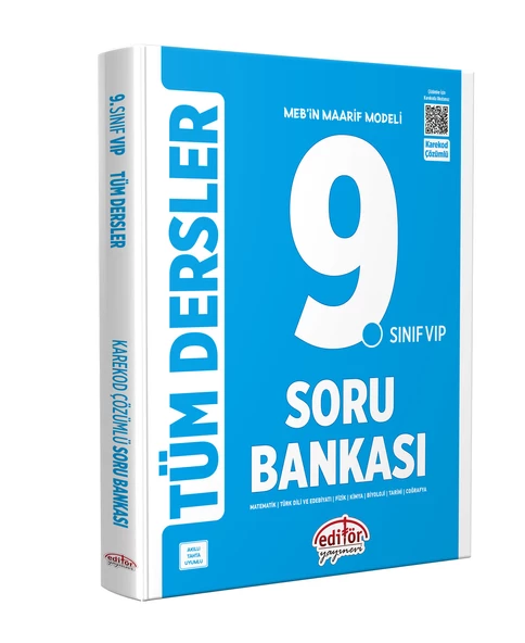 Editör Yayınları 9. Sınıf Tüm Dersler Soru Bankası