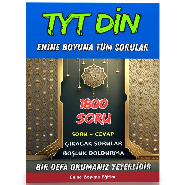 Enine Boyuna TYT Din Ders Notları - 4