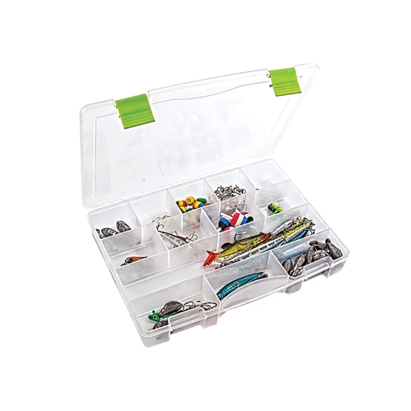 Slim Organizer  Alet Çantası -Vida Olta Çivi Boncuk Yüzük Küpe Kutusu - 13 Gözlü (4593)