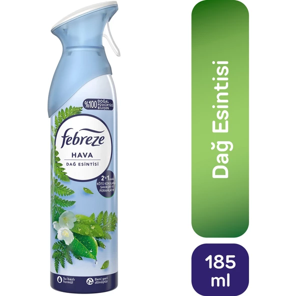 Febreze Hava Ferahlatıcı Sprey Oda Kokusu Dağ Est 185 ml X 3 Adet - 3