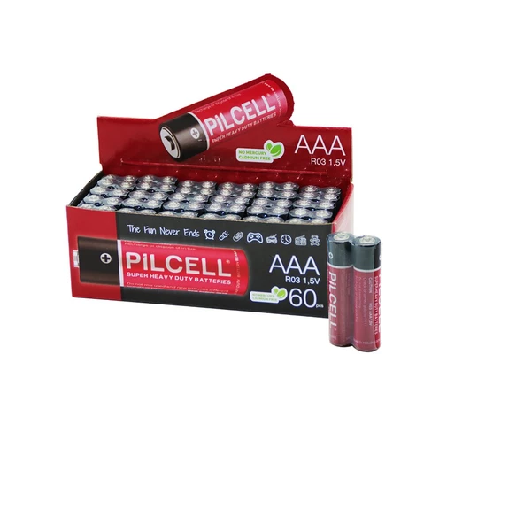 PİLCELL  İNCE  PİL   AAA - 1.5W - R03   60PCS (4593)