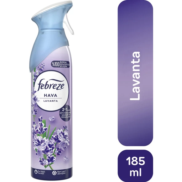 Febreze Hava Ferahlatıcı Sprey Oda Kokusu Lavanta 185 ml X 3 Adet - 2