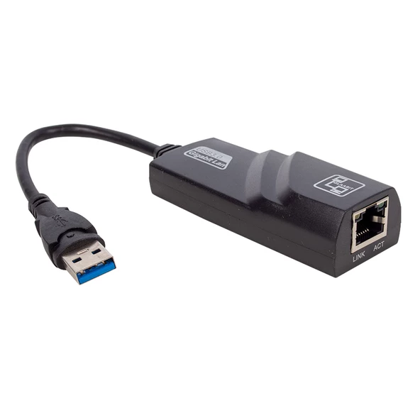 USB 3.0 TO ETHERNET 10/100/1000MBPS GİGABİT ETHERNET ÇEVİRİCİ ADAPTÖR (4593)