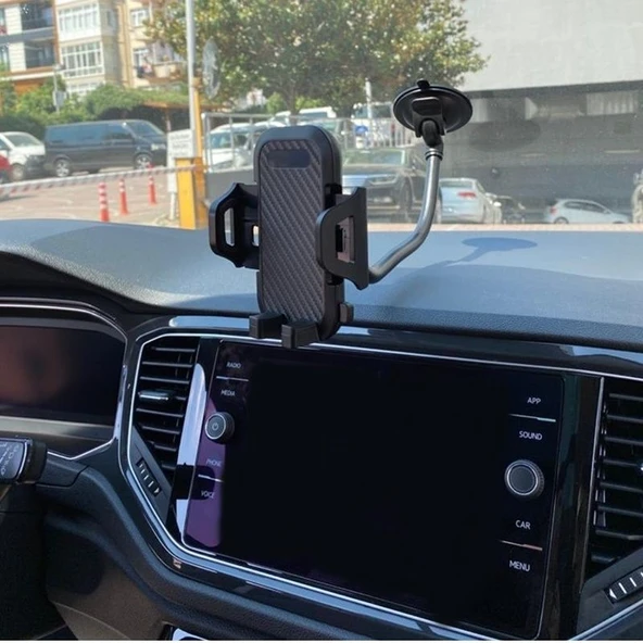 Space 35cm spiralli otomatik açılan telefon tutacağı / SYTE173