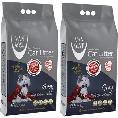 Van Cat Aktif Karbonlu Süper Topaklanan Premium - 10 Lt X 2 Adet