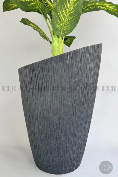 BİÇİÇEK Yapay Difenbahya Ağacı 210 cm Lux Dış Mekan Saksıda - 6