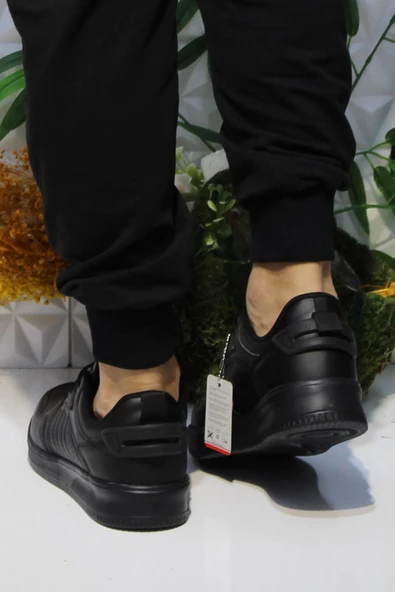 Fort Wks 2693 Siyah Rahat Hafif Sneaker Erkek Spor Ayakkabı - 4