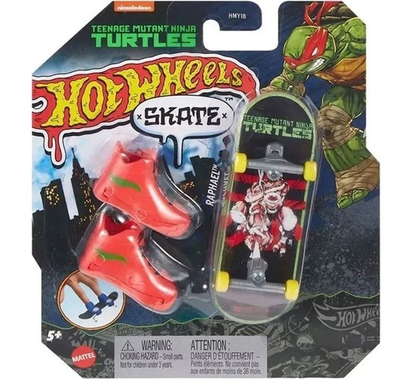 Hot Wheels Skate Temalı Parmak Kaykay ve Ayakkabı Raphael HVK33