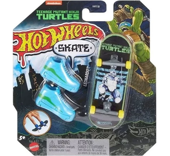 Hot Wheels Skate Temalı Parmak Kaykay ve Ayakkabı Leonardo HVK32