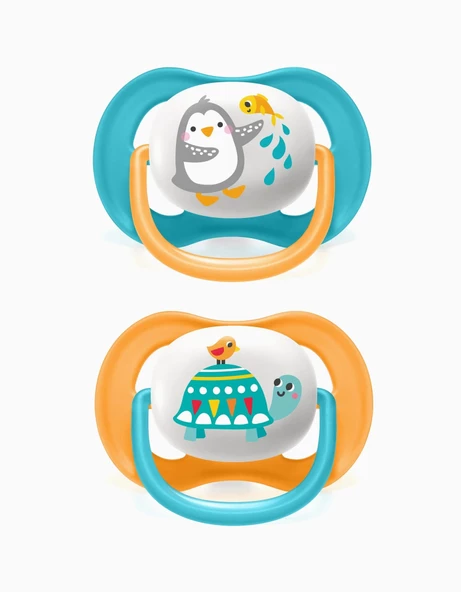 Philips Avent Ultra Air Animals 2li Emzik 6-18 Ay - Unisex - 2