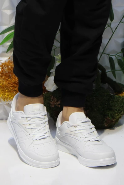Fort Wks 2693 Beyaz Rahat Hafif Sneaker Erkek Spor Ayakkabı - Resim 2