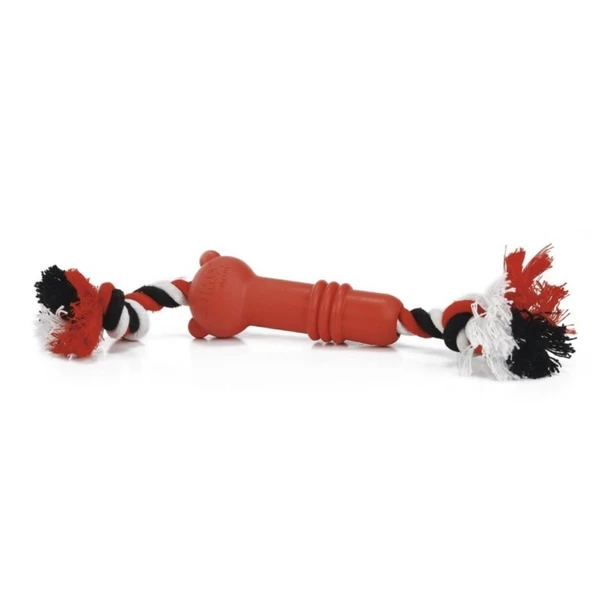 Beeztees Sumo Mini Fit Bone Dog Toy Rubber Red Köpek Oyuncağı