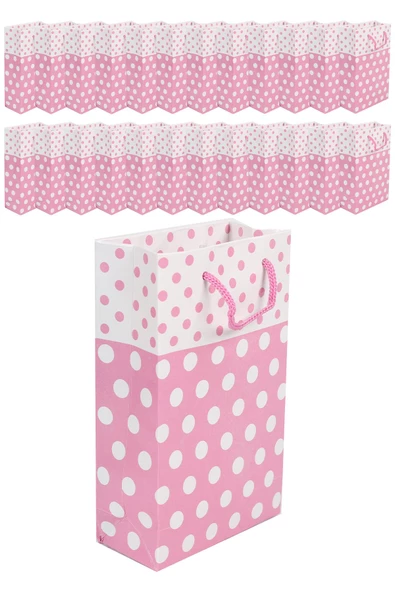 Kına Atölyesi Karton Çanta Puantiyeli 25 Adet 12x17 - 2