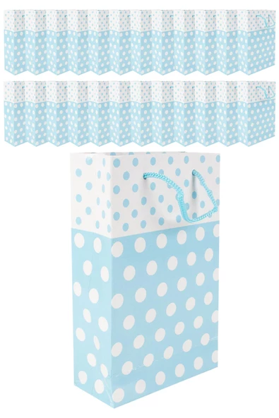 Kına Atölyesi Karton Çanta Puantiyeli 25 Adet 12x17 - 4