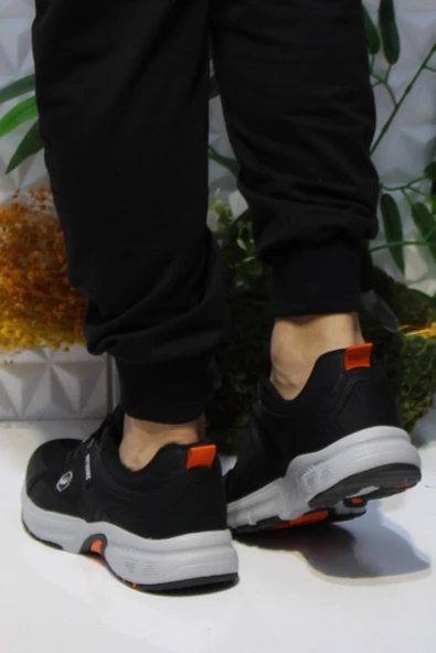 Fort Wks 2709 Siyah Turuncu Rahat Outdoor Ayakkabı Erkek Ayakkabı - 4