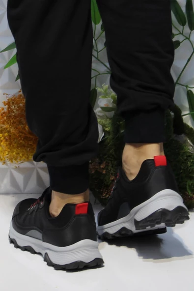 Fort Wks 2737 Siyah Kırmızı Rahat Outdoor Ayakkabı Erkek Ayakkabı - 4