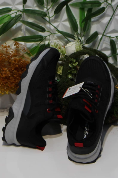 Fort Wks 2737 Siyah Kırmızı Rahat Outdoor Ayakkabı Erkek Ayakkabı - 5