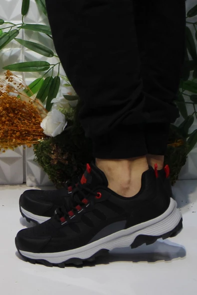 Fort Wks 2737 Siyah Kırmızı Rahat Outdoor Ayakkabı Erkek Ayakkabı - 3
