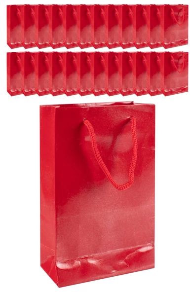 Kına Atölyesi Karton Çanta Düz Renk 12x17 25 Adet - 4