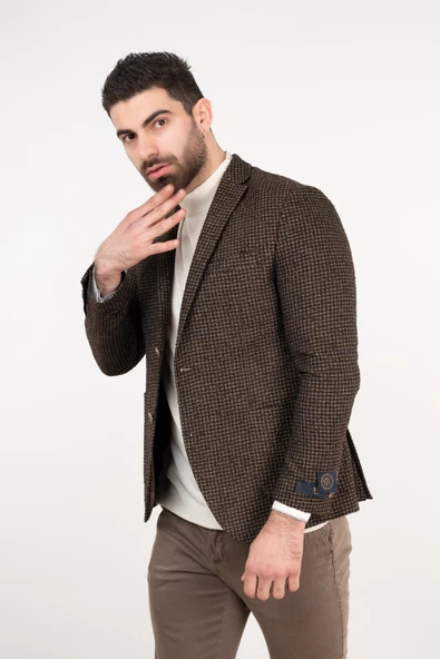 SİR KIŞLIK ERKEK KLASİK KESİM TEK CEKET - 7