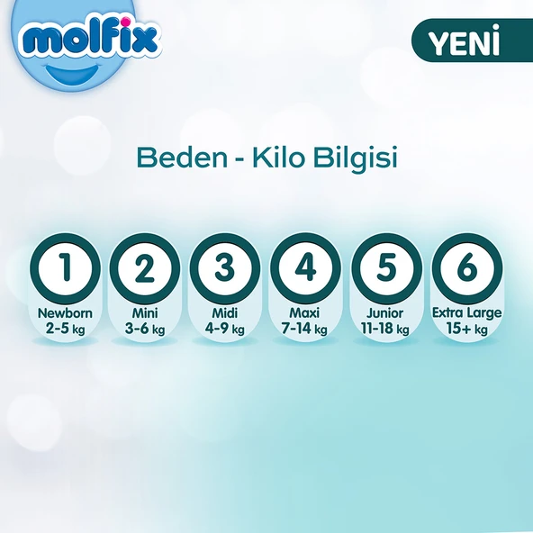 Molfix Premium Süper Fırsat Paketi 4 Beden 108 Adet - 9