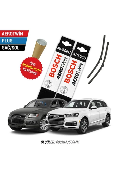 Audi Q5 Silecek Takımı (2008-2020) Bosch Aerotwin Plus ürün görseli 1