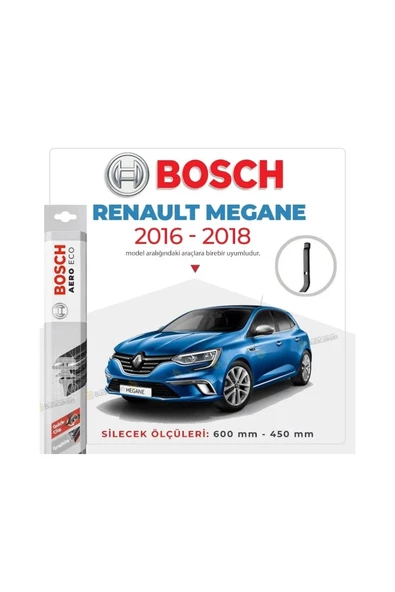 Renault Megane 4 Silecek Seti (2016-2023) Bosch AeroEco ürün görseli 1