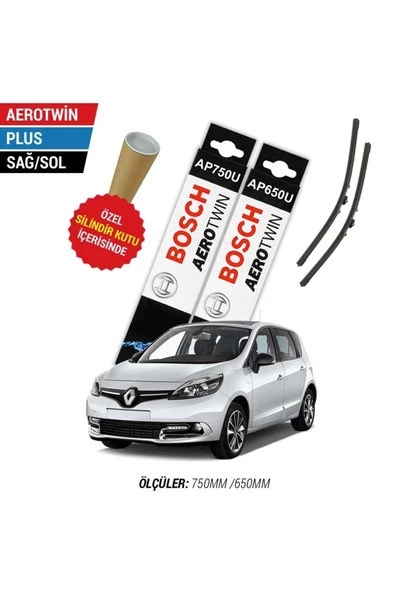 Renault Scenic Silecek Takımı (2010-2015) Bosch Aerotwin Plus ürün görseli 1