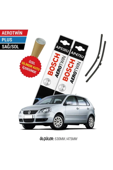 Volkswagen Polo Silecek Takımı (2005-2009) Bosch Aerotwin Plus ürün görseli 1