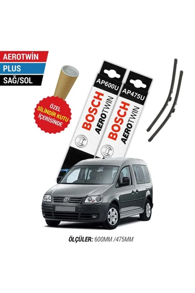 VW Caddy Silecek Takımı (2004-2006) Bosch Aerotwin Plus ürün görseli 1