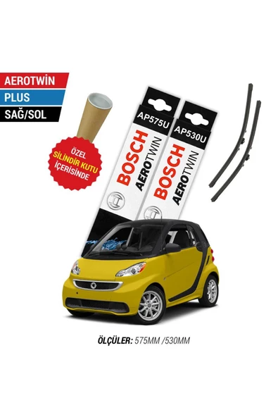 Smart Fortwo Silecek Takımı (2008-2014) Bosch Aerotwin Plus ürün görseli 1