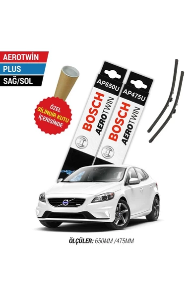Volvo V40 Silecek Takımı (2013-2019) Bosch Aerotwin Plus ürün görseli 1