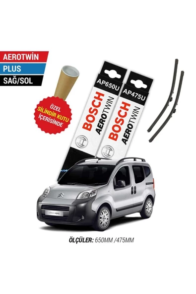 Citroen Nemo Silecek Takımı (2008-2017) Bosch Aerotwin Plus ürün görseli 1