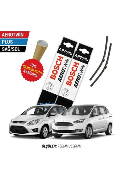 Ford C-Max Silecek Takımı (2011-2017) Bosch Aerotwin Plus