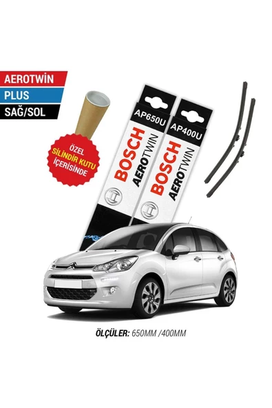 Citroen C3 Silecek Takımı (2010-2015) Bosch Aerotwin Plus
