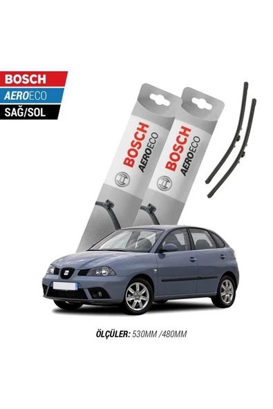Seat İbiza 2007 Model Bosch Aeroeco Muz Silecek Takımı ürün görseli 1