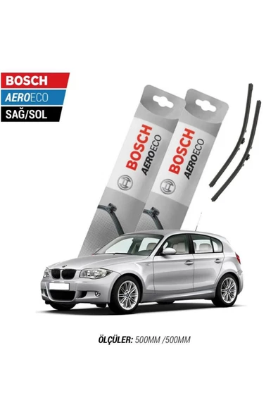 Bmw 1 Serisi 116 E81-E87 2005 Model Bosch Aeroeco Muz Silecek Takımı ürün görseli 1