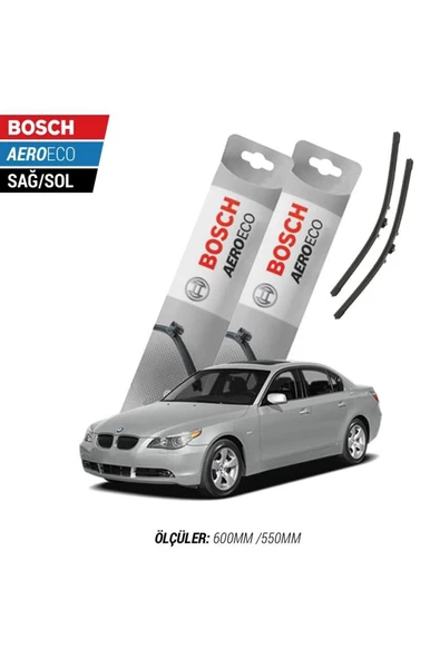 Bmw 5 Serisi E60 2004 Model Bosch Aeroeco Muz Silecek Takımı
