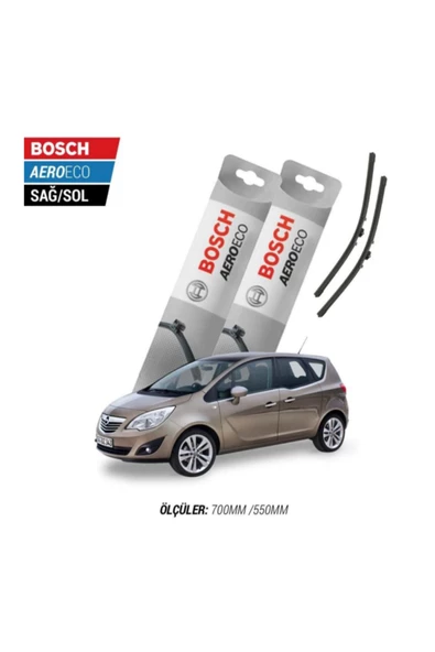 Opel Meriva 2013 Model Bosch Aeroeco Muz Silecek Takımı ürün görseli 1