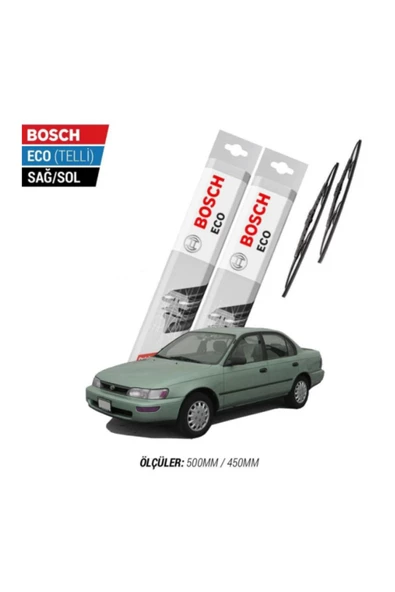 Toyota Corolla 1996 Model Silecek Takımı Bosch Eco (telli)