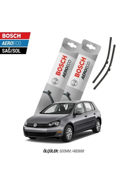 Volkswagen Golf 6 2010 Model Bosch Aeroeco Muz Silecek Takımı ürün görseli 1
