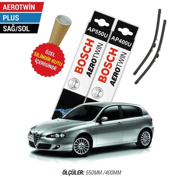 Alfa Romeo 147 Silecek Takımı (2005-2009) Bosch Aerotwin Plus